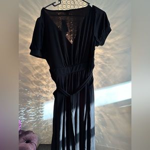 Black stretchy dress